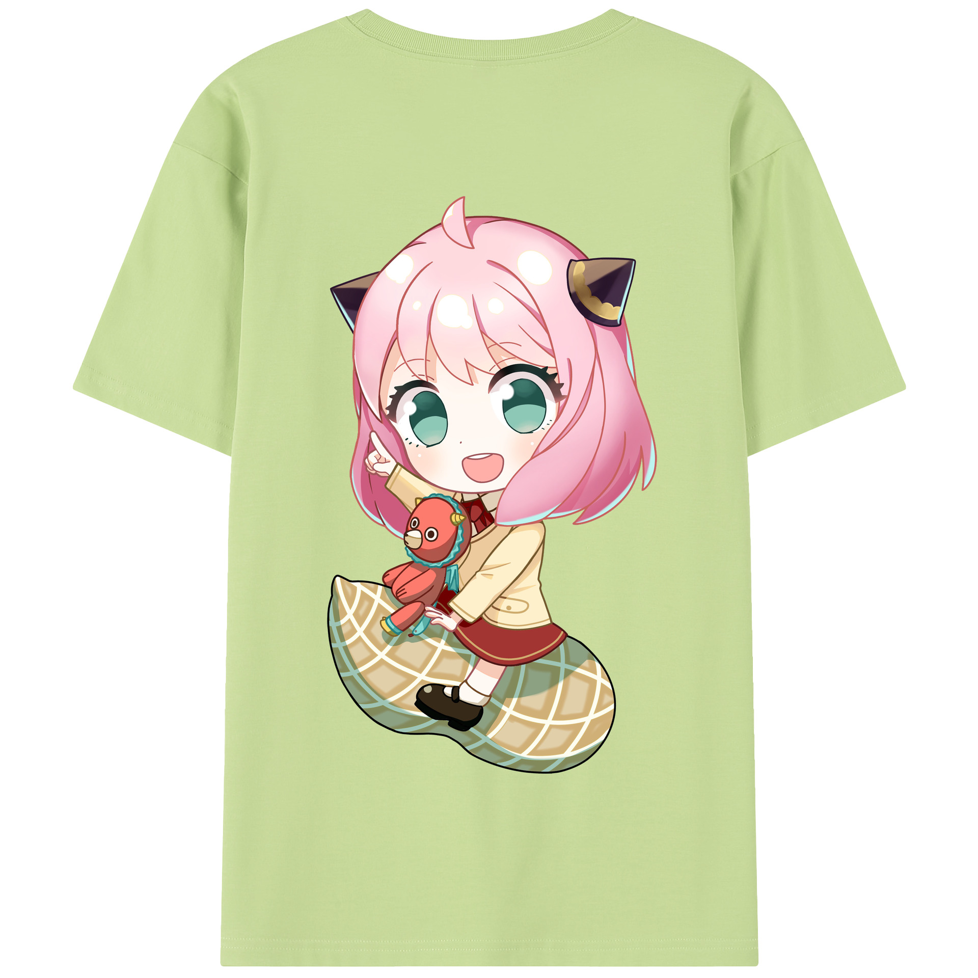 （画像用） SPY×FAMILY间谍家家酒 綿100％半袖Tシャツ（背面プリント）